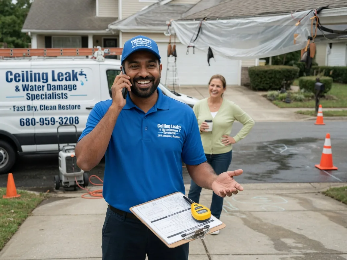 Ceiling Leak Cleanup Polk, MO FAQs